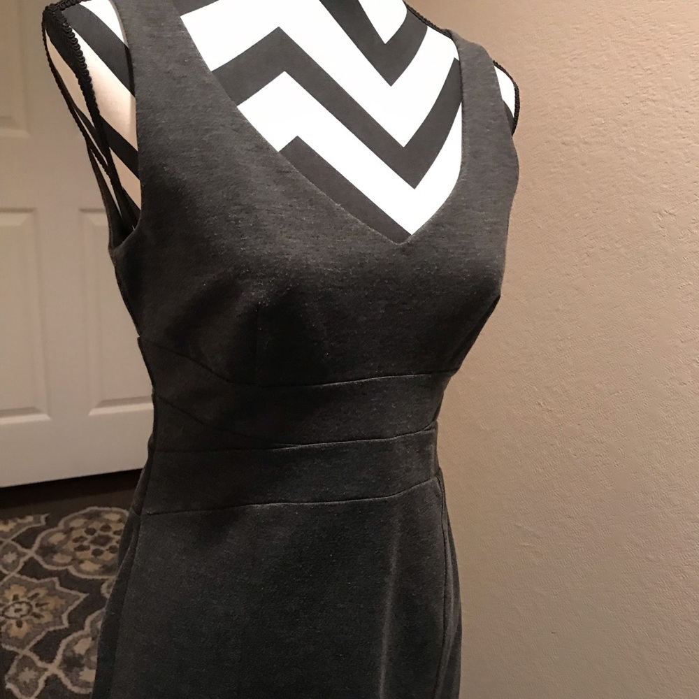 New York & Co grey dress